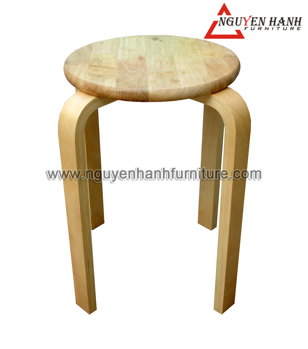 Name product: Round surface chair - Dimensions: 44x28 cm - Description: Wood natural rubber